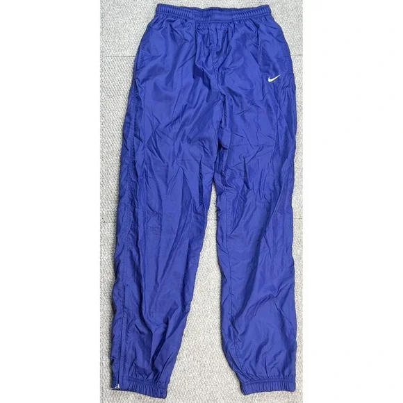 Nike Vintage Women's Lined Windbreaker Pants Size Medium - Picture 1 of 10